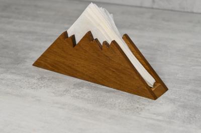 Салфетница из дуба "Горы" от мастерской DIVIRO